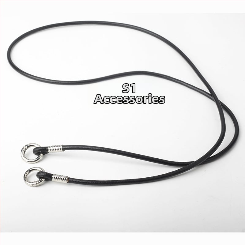 Презрамка за чанта с открит пръстен – кръстосано носене / къса презрамка за рамо / подмишница – телешка кожа с растително обработване, едноцветна