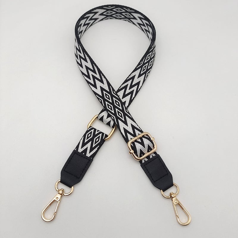 Регулируема презрамка за чанта – полиестер, износоустойчива, намалява натоварването, национален стил, лято 2024