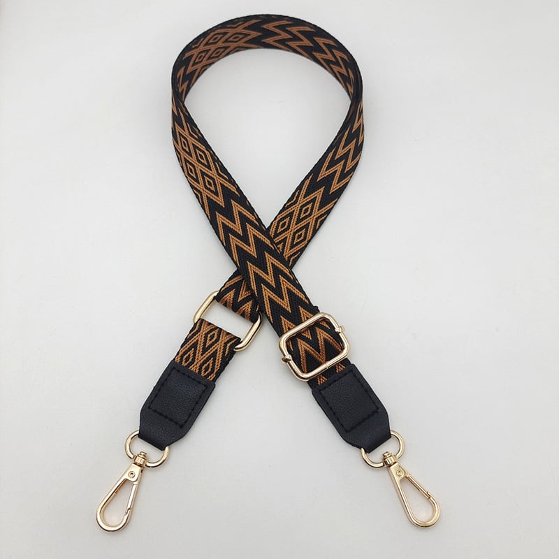 Регулируема презрамка за чанта – полиестер, износоустойчива, намалява натоварването, национален стил, лято 2024