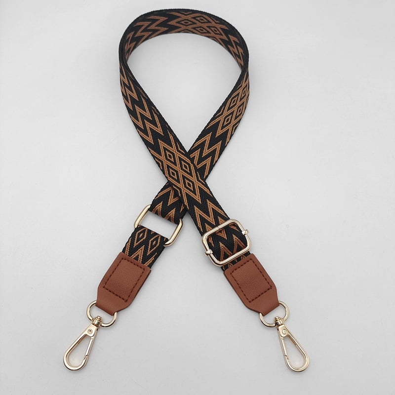 Регулируема презрамка за чанта – полиестер, износоустойчива, намалява натоварването, национален стил, лято 2024