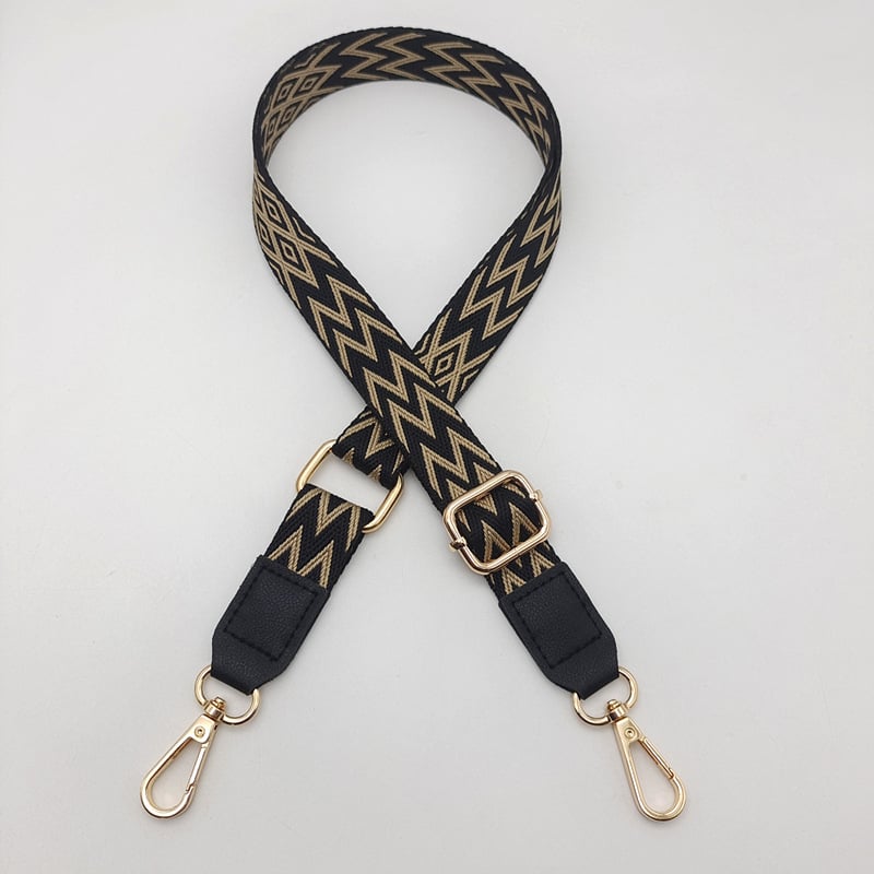 Регулируема презрамка за чанта – полиестер, износоустойчива, намалява натоварването, национален стил, лято 2024