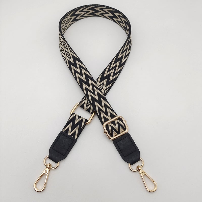 Регулируема презрамка за чанта – полиестер, износоустойчива, намалява натоварването, национален стил, лято 2024