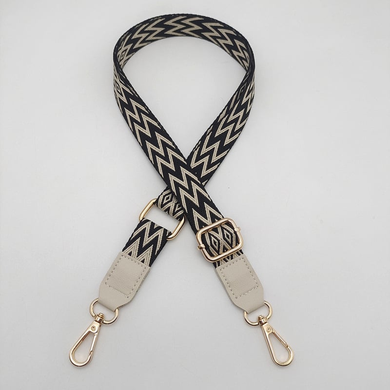 Регулируема презрамка за чанта – полиестер, износоустойчива, намалява натоварването, национален стил, лято 2024