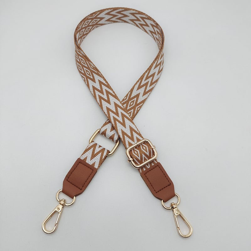 Регулируема презрамка за чанта – полиестер, износоустойчива, намалява натоварването, национален стил, лято 2024