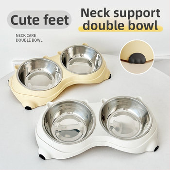 Котешка купа от неръждаема стомана, съд за хранене на домашни любимци, произход Zhejiang