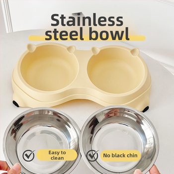 Котешка купа от неръждаема стомана, съд за хранене на домашни любимци, произход Zhejiang