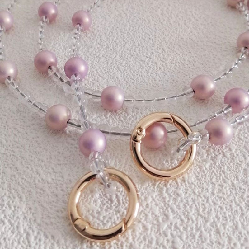 Pearls кристално-сребърна тънка верига за чанта, презрамка за рамо, K9 кристал, презрамка за чанта/рамо, Лято 2019