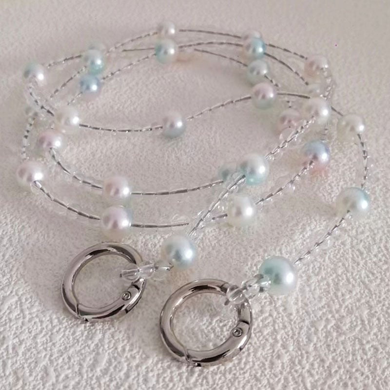 Pearls кристално-сребърна тънка верига за чанта, презрамка за рамо, K9 кристал, презрамка за чанта/рамо, Лято 2019