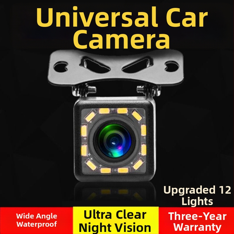 Hátulnéző kamera hosszú kábellel, 4‑magos, 5‑pin csatlakozás, HD éjszakai látás, univerzális modell.