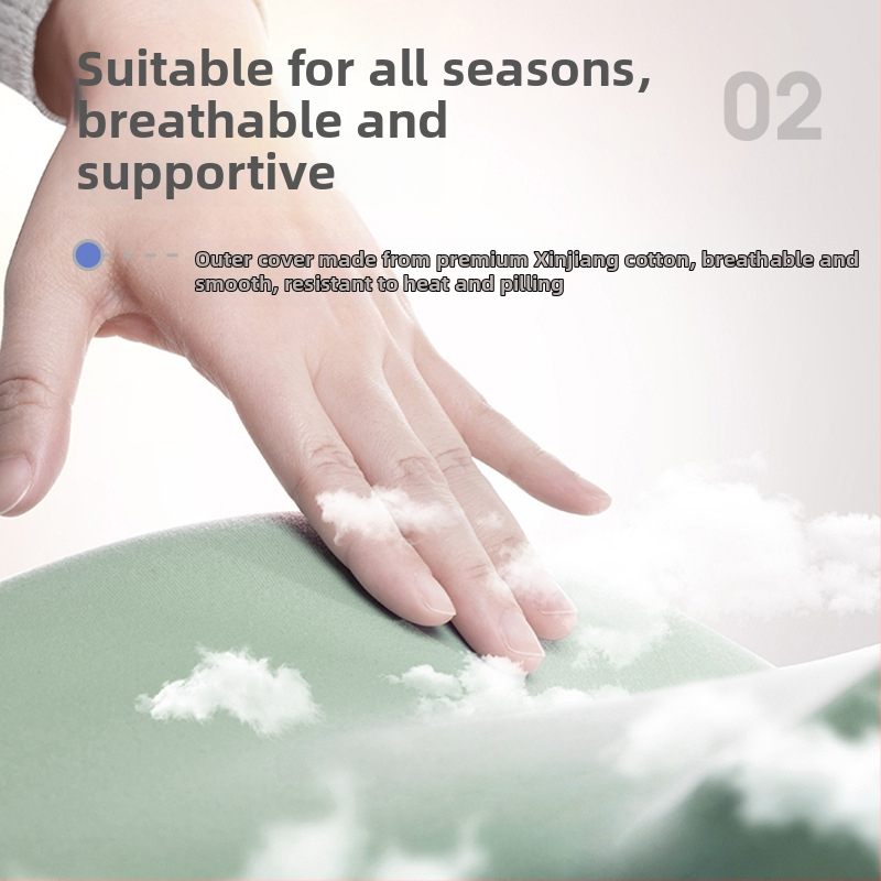 Juosmens atramosi pagalvė biurui, atminties puta, poliesteris, tinkama studijai ir biurui, šiuolaikinis stilius