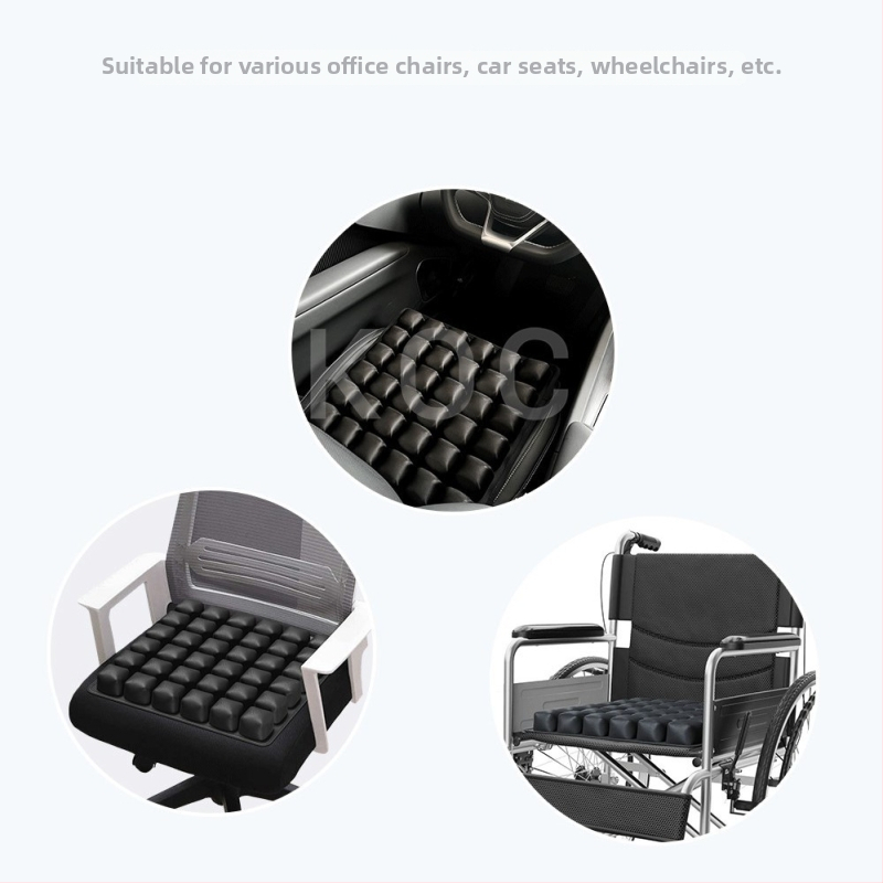 3D pripučiamas TPU sėdynės pagalvė, anti-dekubitas, oro užpildas, kvėpuojanti, ilgam sėdėjimui (namuose/ biure/ neįgaliojo vežimėlyje)