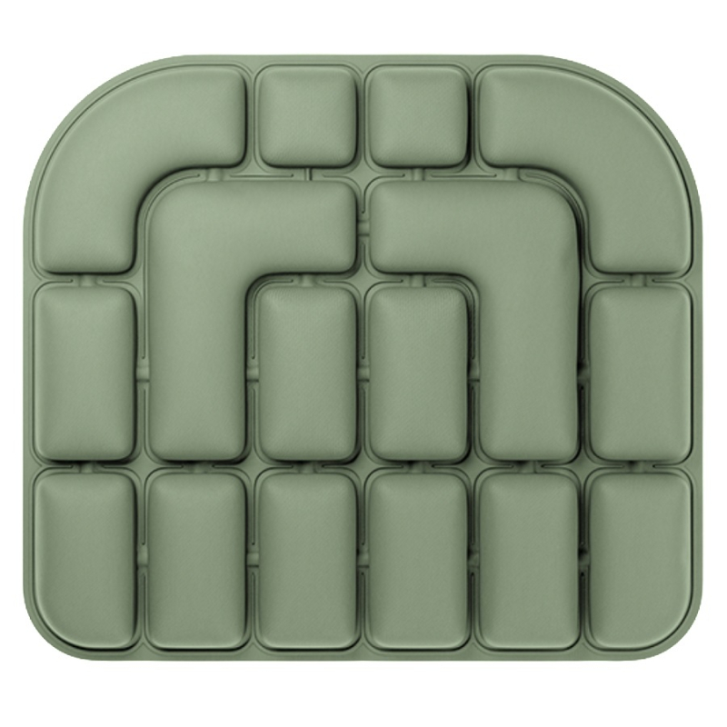 3D pripučiamas TPU sėdynės pagalvė, anti-dekubitas, oro užpildas, kvėpuojanti, ilgam sėdėjimui (namuose/ biure/ neįgaliojo vežimėlyje)