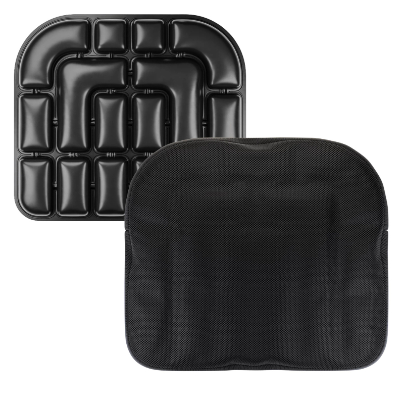 3D pripučiamas TPU sėdynės pagalvė, anti-dekubitas, oro užpildas, kvėpuojanti, ilgam sėdėjimui (namuose/ biure/ neįgaliojo vežimėlyje)