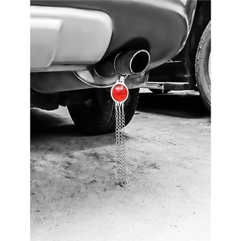 Thousand Miles Automobilio anti‑statinio žemėjimo diržas su išmetimo vamzdžiu ir pakabinamą išlaisvinimo grandine – eliminatoriaus priedas