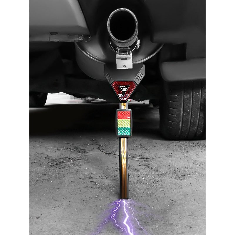 Thousand Miles Automobilio anti‑statinio žemėjimo diržas su išmetimo vamzdžiu ir pakabinamą išlaisvinimo grandine – eliminatoriaus priedas