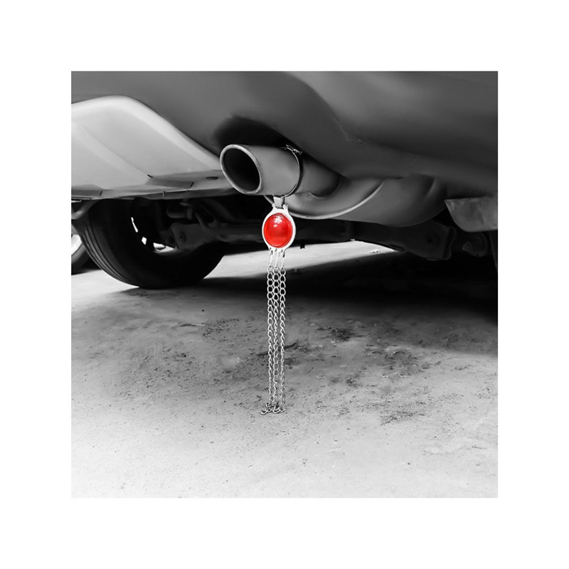 Thousand Miles Automobilio anti‑statinio žemėjimo diržas su išmetimo vamzdžiu ir pakabinamą išlaisvinimo grandine – eliminatoriaus priedas