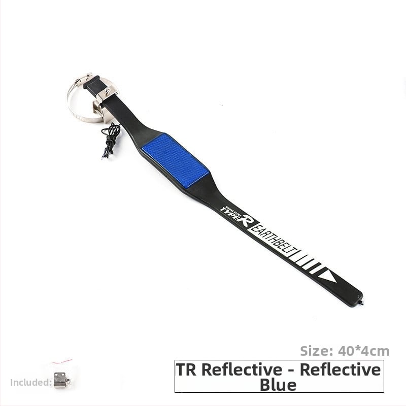 Thousand Miles Automobilio anti‑statinio žemėjimo diržas su išmetimo vamzdžiu ir pakabinamą išlaisvinimo grandine – eliminatoriaus priedas