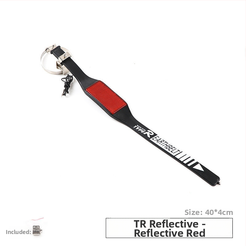 Thousand Miles Automobilio anti‑statinio žemėjimo diržas su išmetimo vamzdžiu ir pakabinamą išlaisvinimo grandine – eliminatoriaus priedas