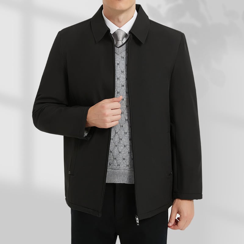 Jakk, vaba lõikega, ilma kapuutsita, polüestri kiudude kangas, sünteetiliste kiudude segu