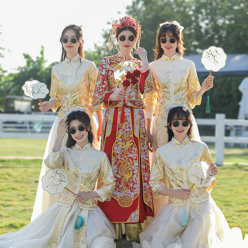 Koszorúslány ruha nőknek, akril anyag, fő anyag 95%+, hosszú ujjú, állálló gallér, ősz 2024