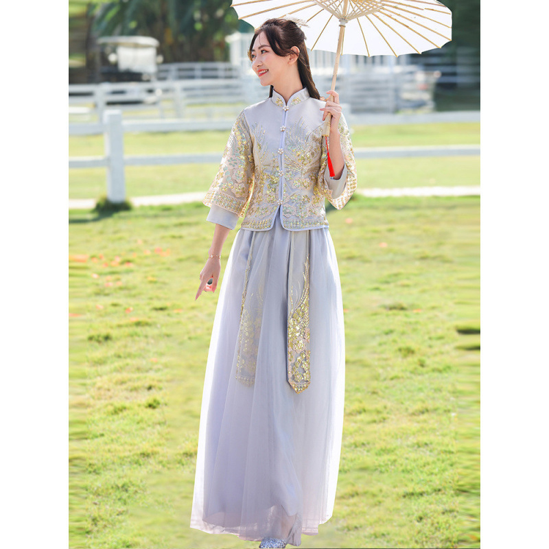 Koszorúslány ruha nőknek, akril anyag, fő anyag 95%+, hosszú ujjú, állálló gallér, ősz 2024