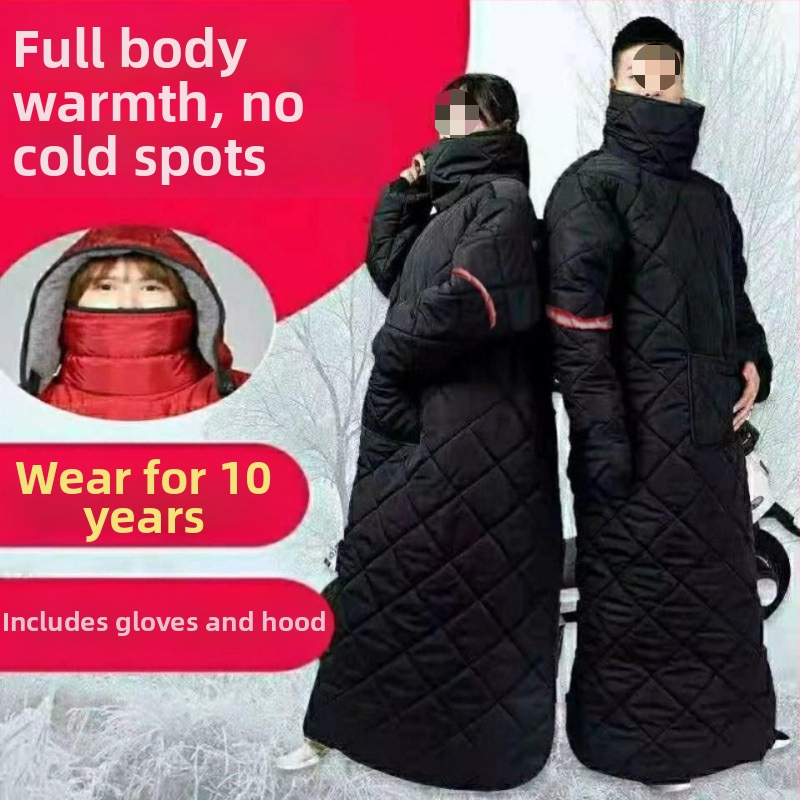 Vetrová bunda pre elektromobily a motocykle, podšitá flísom, zimný štýl, obojstranne vodeodolná