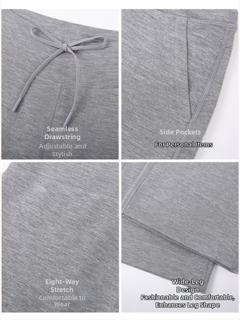 Moteriški kasdieniniai tiesūs keliai iš modalinio pluošto su poliesterio mišiniu, raištelis, tiesus kirpimas su drapavimu, smėlio plovimo apdaila