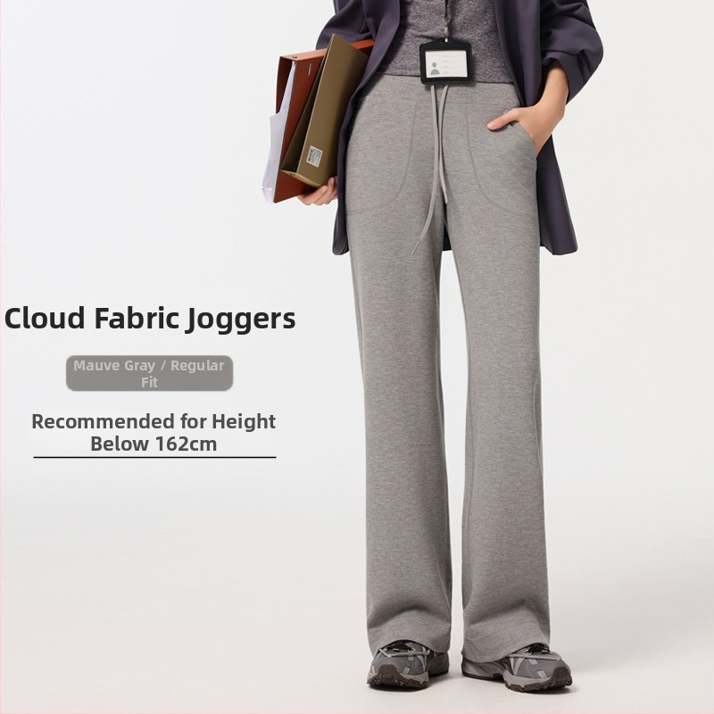 Moteriški kasdieniniai tiesūs keliai iš modalinio pluošto su poliesterio mišiniu, raištelis, tiesus kirpimas su drapavimu, smėlio plovimo apdaila