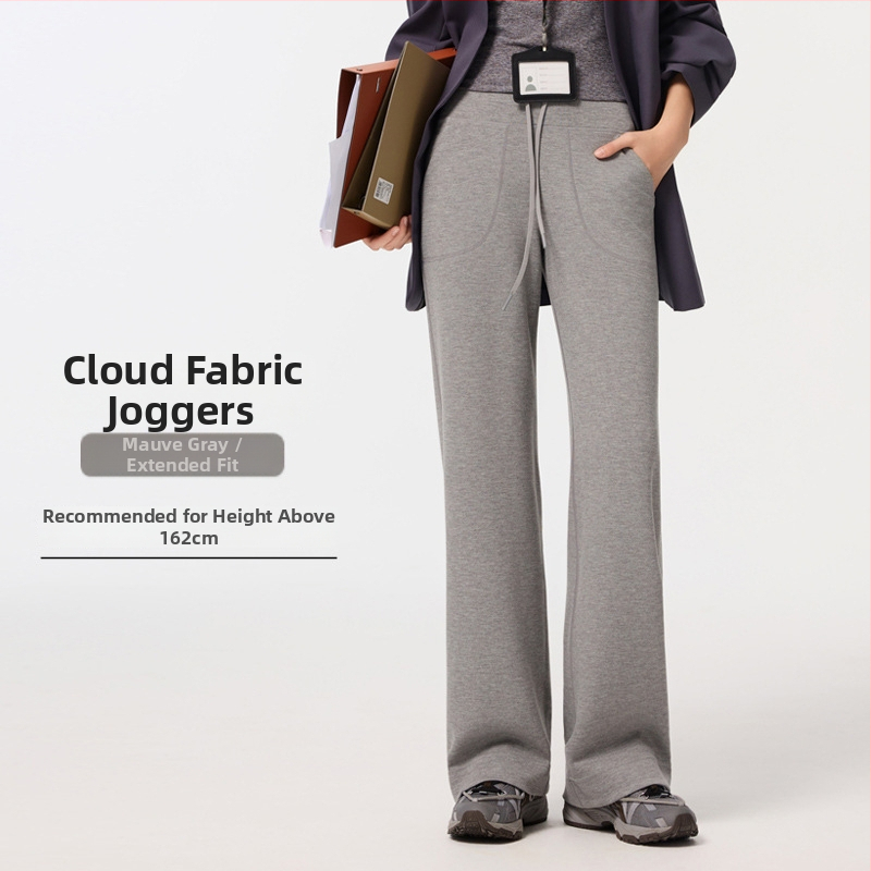 Moteriški kasdieniniai tiesūs keliai iš modalinio pluošto su poliesterio mišiniu, raištelis, tiesus kirpimas su drapavimu, smėlio plovimo apdaila