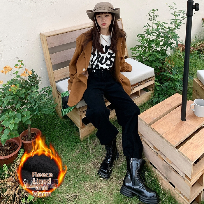 Naiste džinsid laia lõikega, kõrge vöökoht, puuvillane denims 70–80%, jaapani-korea vabaajastiil, talv 2022