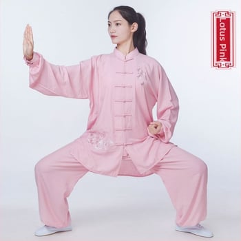 Moterų Tai Chi kostiumas su ilgomis rankovėmis, Chenille audinys su Spandexu, 2023 m. pavasaris