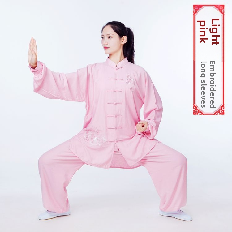 Moterų Tai Chi kostiumas su ilgomis rankovėmis, Chenille audinys su Spandexu, 2023 m. pavasaris