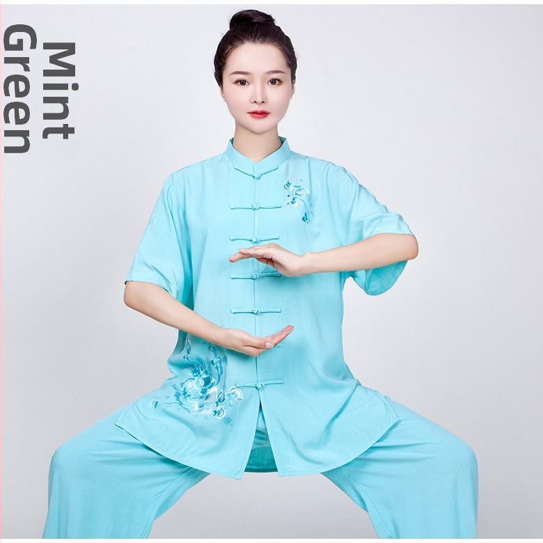 Moterų Tai Chi kostiumas su ilgomis rankovėmis, Chenille audinys su Spandexu, 2023 m. pavasaris