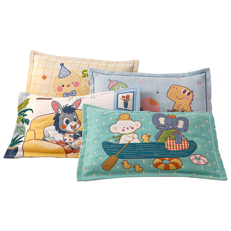 Airsl Dječja jastučnica, 50/50 pamuk-poliester, Jacquard tkanina, Cartoon stil, Yarn-dyed, 30s tkanina