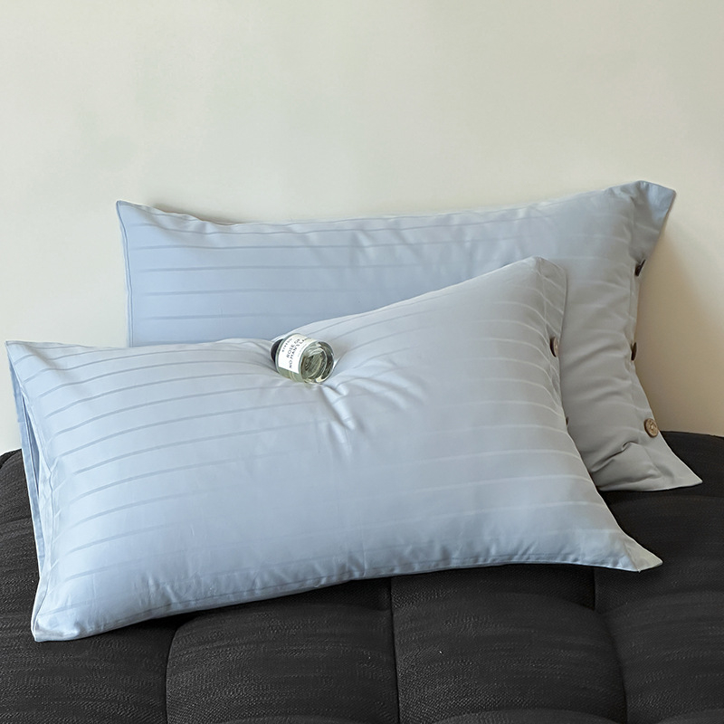 Jastučnice od dugih vlakana pamuka, 60 vlakana, žakard satin, 100% pamuk, set od 2, 48×74 cm