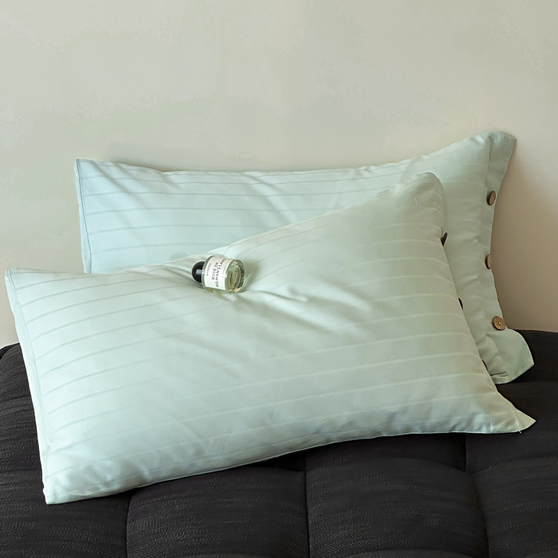 Jastučnice od dugih vlakana pamuka, 60 vlakana, žakard satin, 100% pamuk, set od 2, 48×74 cm