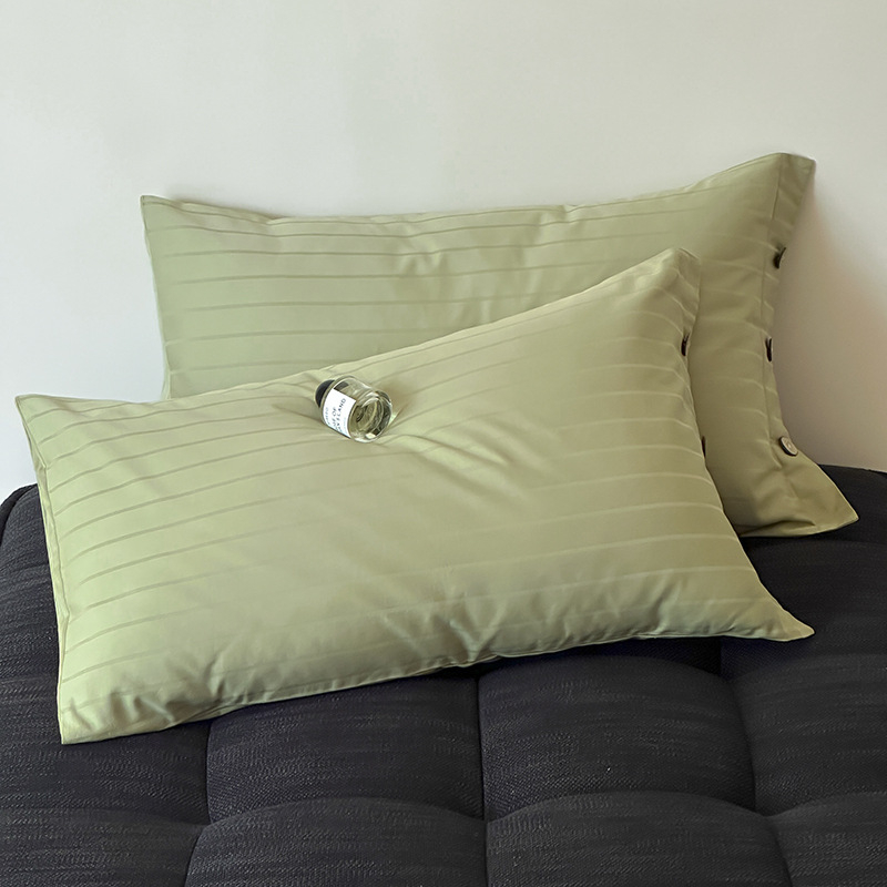 Jastučnice od dugih vlakana pamuka, 60 vlakana, žakard satin, 100% pamuk, set od 2, 48×74 cm
