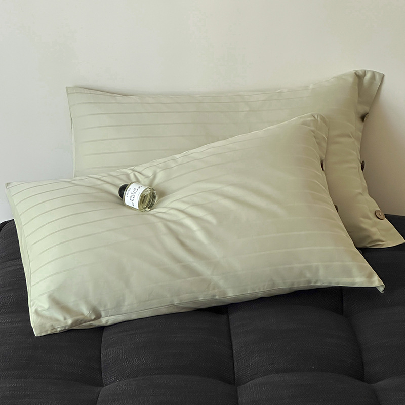 Jastučnice od dugih vlakana pamuka, 60 vlakana, žakard satin, 100% pamuk, set od 2, 48×74 cm