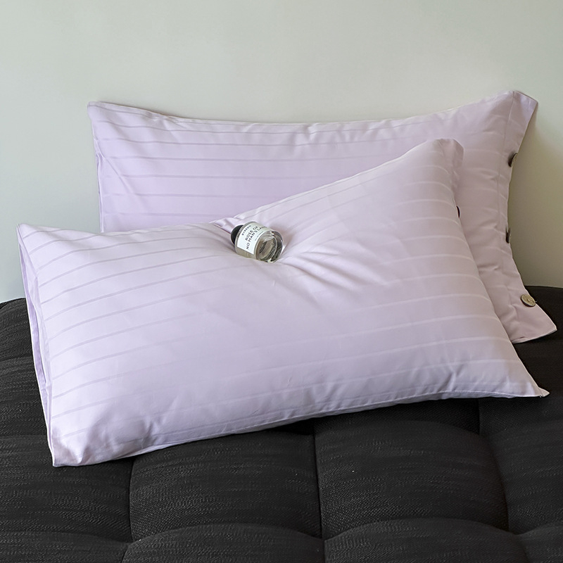 Jastučnice od dugih vlakana pamuka, 60 vlakana, žakard satin, 100% pamuk, set od 2, 48×74 cm