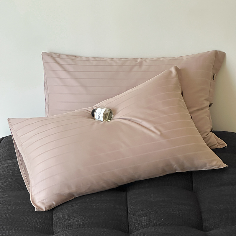 Jastučnice od dugih vlakana pamuka, 60 vlakana, žakard satin, 100% pamuk, set od 2, 48×74 cm