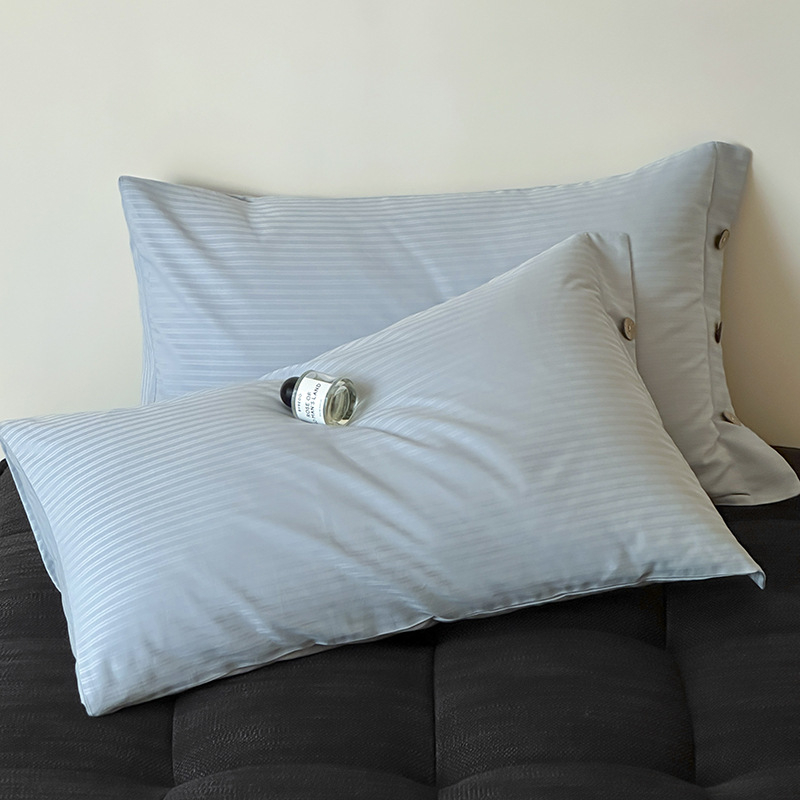 Jastučnice od dugih vlakana pamuka, 60 vlakana, žakard satin, 100% pamuk, set od 2, 48×74 cm