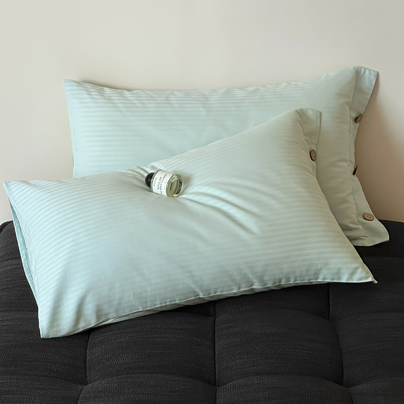 Jastučnice od dugih vlakana pamuka, 60 vlakana, žakard satin, 100% pamuk, set od 2, 48×74 cm