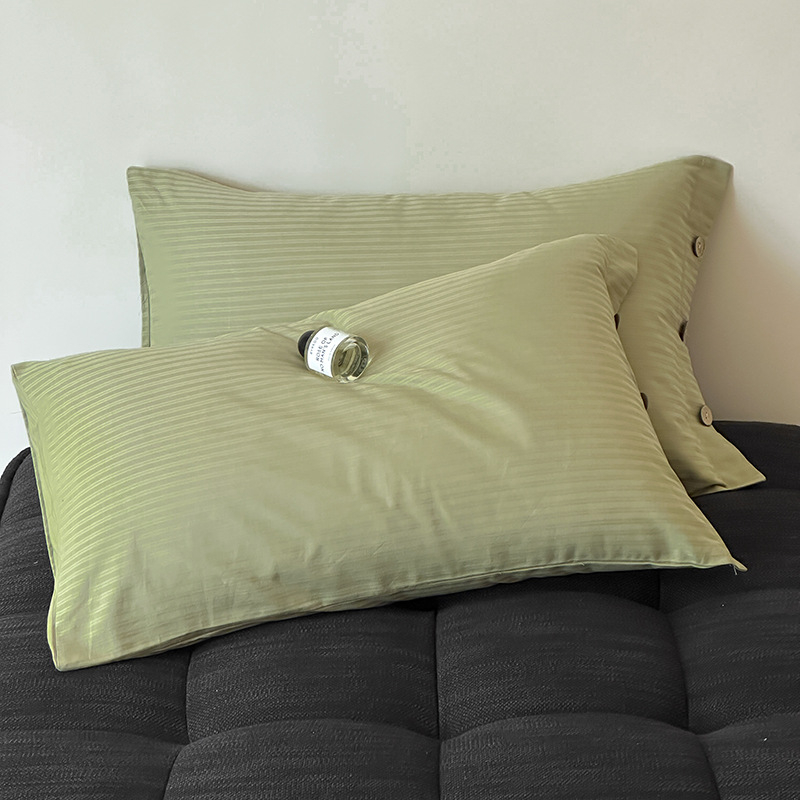 Jastučnice od dugih vlakana pamuka, 60 vlakana, žakard satin, 100% pamuk, set od 2, 48×74 cm