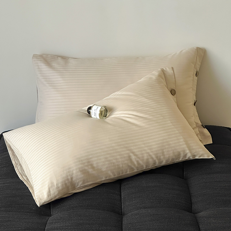 Jastučnice od dugih vlakana pamuka, 60 vlakana, žakard satin, 100% pamuk, set od 2, 48×74 cm