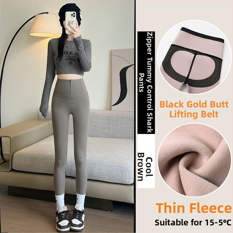 Joga hlače od najlona i spandeksa, visokog struka, devetbodna duljina, jednobojne, uski kroj