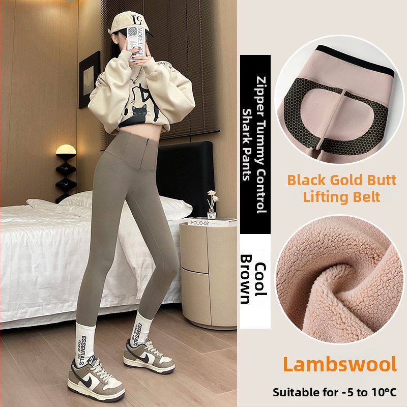 Joga hlače od najlona i spandeksa, visokog struka, devetbodna duljina, jednobojne, uski kroj