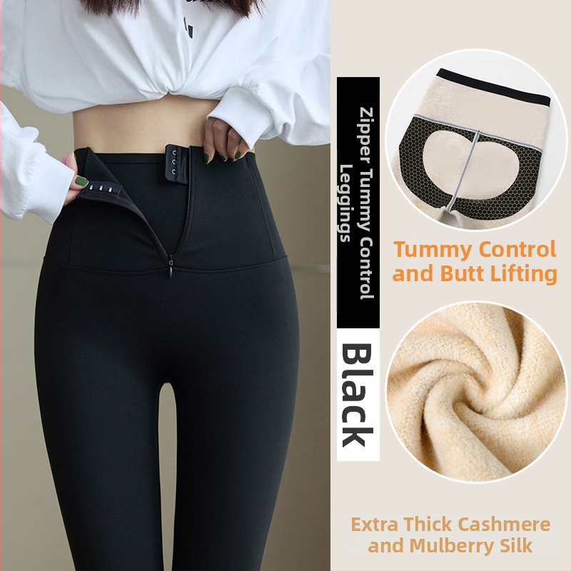 Joga hlače od najlona i spandeksa, visokog struka, devetbodna duljina, jednobojne, uski kroj