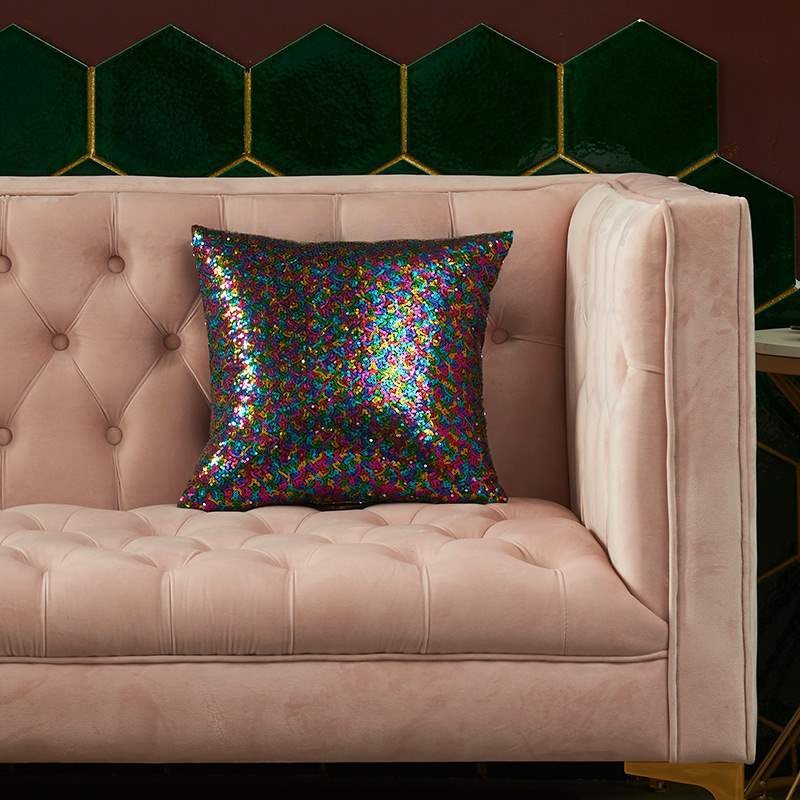 Božićna navlaka za jastuk sa fliterima, moderan dekor
