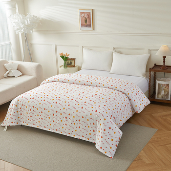 Husă de pilotă din bumbac 100% cu model floral, țesătură simplă, imprimare prin vopsire, densitatea țesăturii 78x65