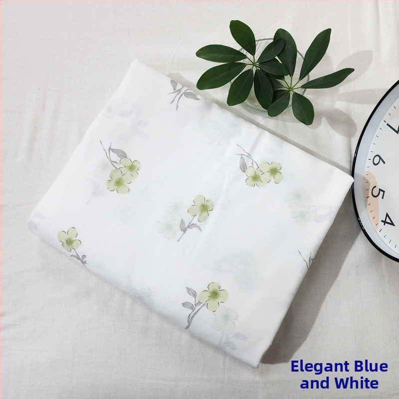 Husă de pilotă din bumbac 100% cu model floral, țesătură simplă, imprimare prin vopsire, densitatea țesăturii 78x65